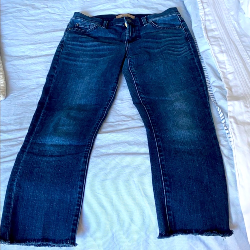 7 b(air) ruff hem skinny jeans size 27